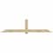Ekena Millwork Eugene Rough Sawn Timber Gable Bracket, Douglas Fir, 108"W x 27"H x 2"D x 6"F, 6/12 Pitch GBW108X27X0206EUG00RDF - alternate 1